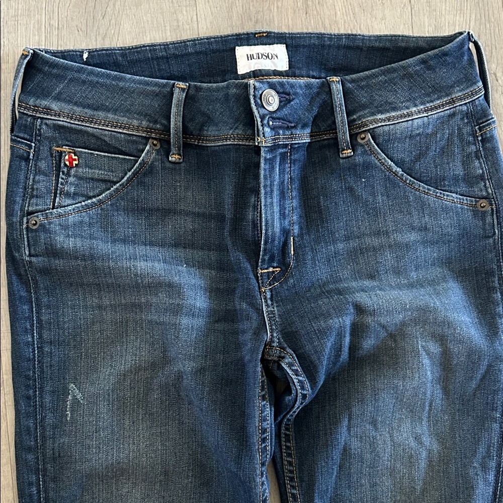 Hudson Jeans Women's Dark Blue Straight Leg Jeans
